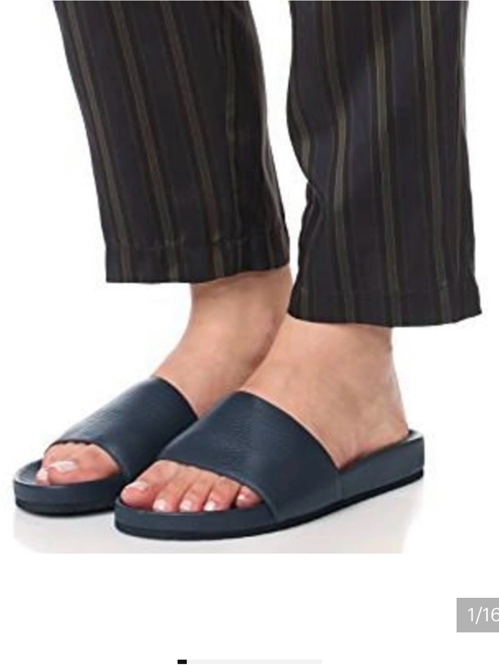 Vince Gavin Leather Slides. Size 11 - Picture 7 of 7